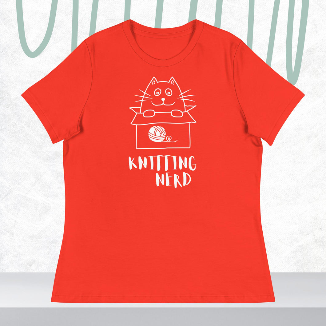 Knitting nerd shirt