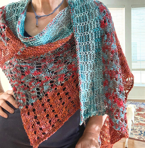 Five Wise Owls shawl pattern - yarnz2GO.com