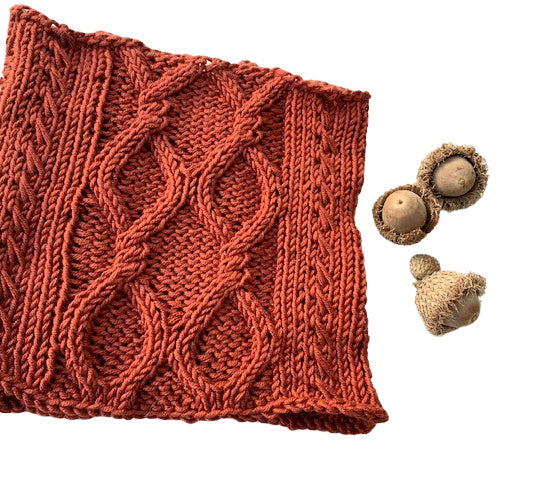 Binault cowl, knit kit