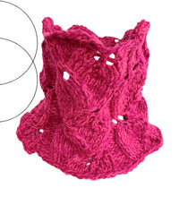 Load image into Gallery viewer, Meandering leaves beanie &amp; cowl set &amp; separates
