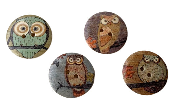Owl shawl pins