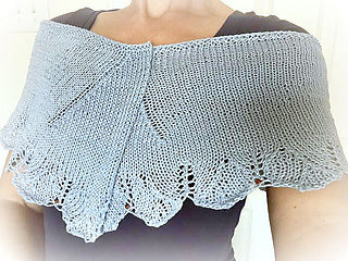 Soulip, a shawlette knit kit