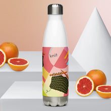 Load image into Gallery viewer, Stainless Steel Water Bottle for knitters
