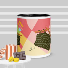 Load image into Gallery viewer, Mug with knitted swatch
