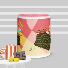 Load image into Gallery viewer, Mug with knitted swatch
