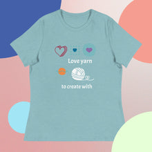 Load image into Gallery viewer, Create with yarn, relaxed T-Shirt
